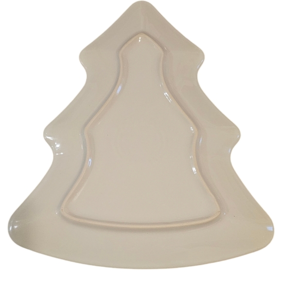 Fiesta Windsor White Christmas Tree Plate NWOT - Picture 2 of 3